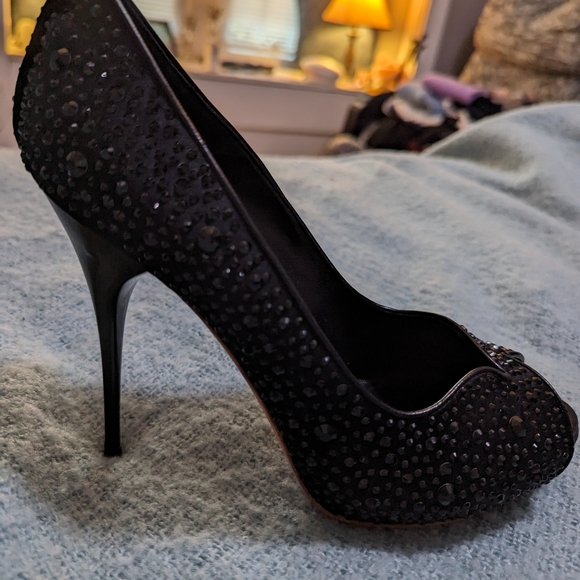 Alexander McQueen Peep Toe Stilettos - Picture 5 of 7